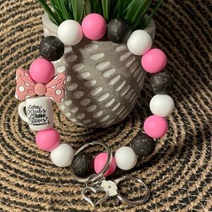 Nurse Beaded Keychain Wristlet